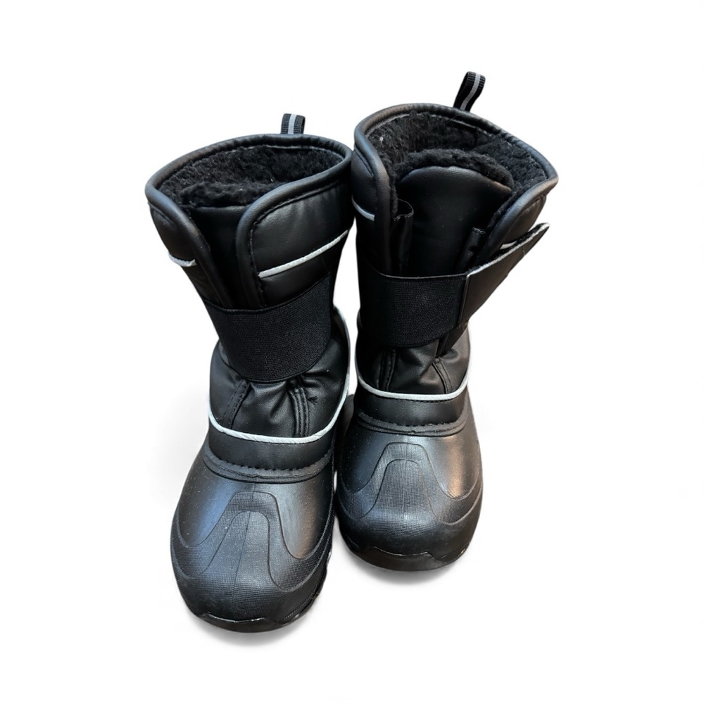 Cozy Black Snow Boots for Kids